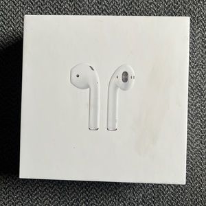 Apple AirPods (2nd Generation) with Charging Case.  New, open box.